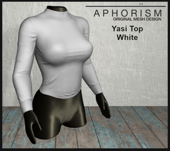!APHORISM! - Yasi Top - White