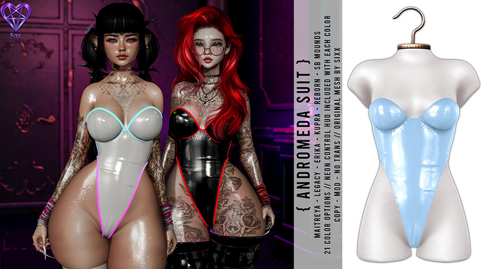 - sixx - Andromeda Suit - Baby Blue