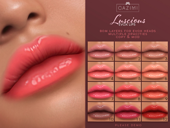 :CAZIMI: Luscious EvoX Lips