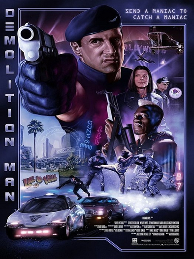 Movie Poster-Demolition Man