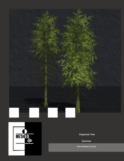 MeshedUp: Dogwood Tree Pack - Summer 