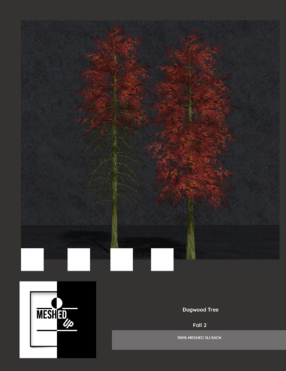 MeshedUp: Dogwood Tree Pack - Fall 2 