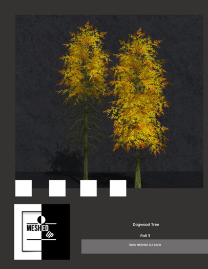 MeshedUp: Dogwood Tree Pack - Fall 3 