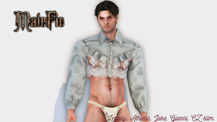 !!MaleFic Terrana Shirt white