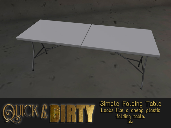 [Quick & Dirty] Folding Table