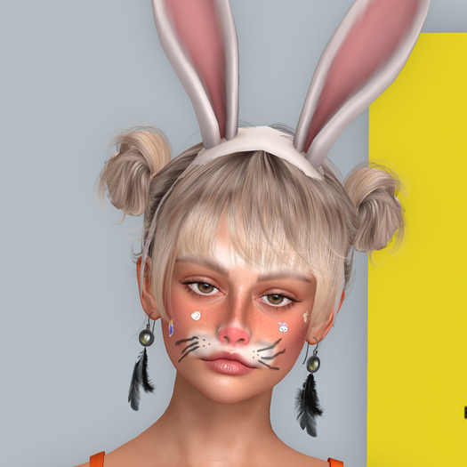  STICKERS  AND BUNNY EARS 