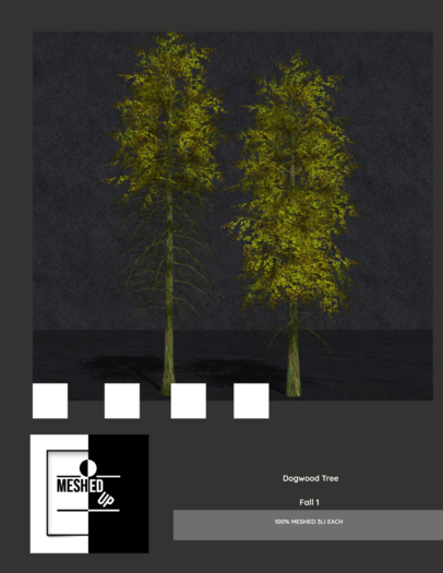 MeshedUp: Dogwood Tree Pack - Fall 1 