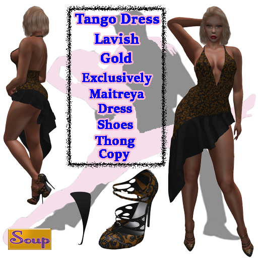 BloMo Tango Dress Lavish Gold