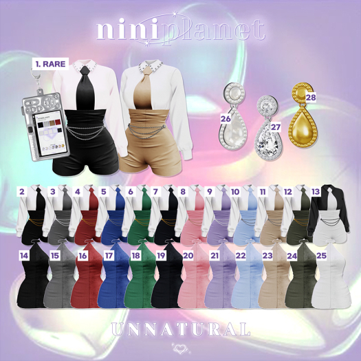 20. / NINIPLANET / UNNATURAL - common B pink(ebody)