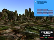 Sky Mountain 50x50 / Menu with Texture 