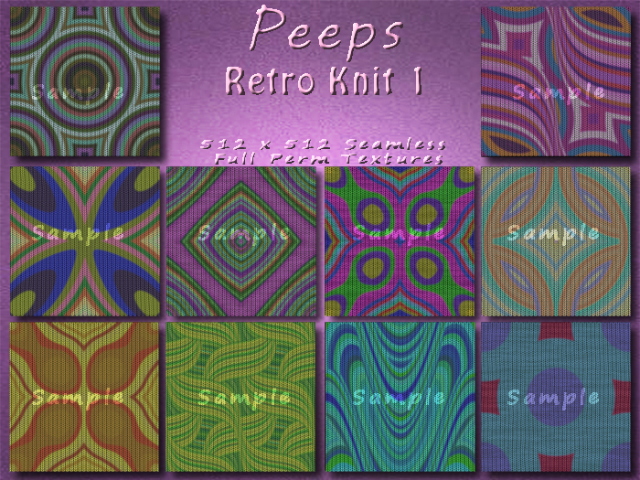 Peeps Textures Retro Knit 1