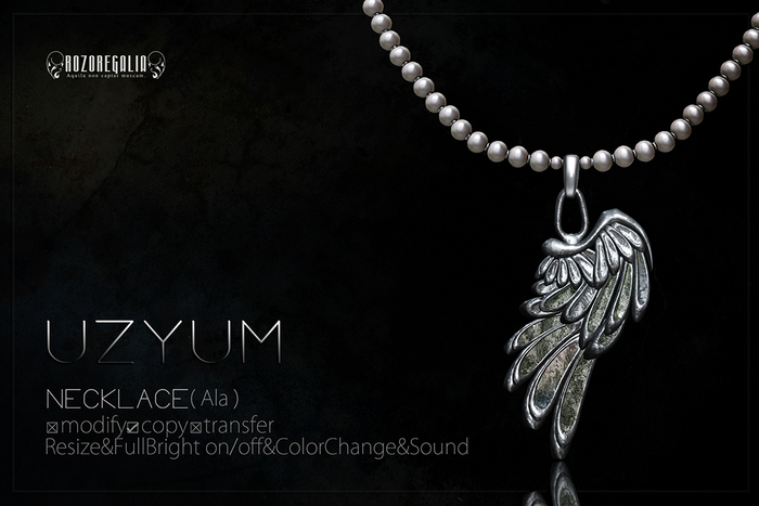 ROZOREGALIA_UZYUM*NECKLACE(Ala)