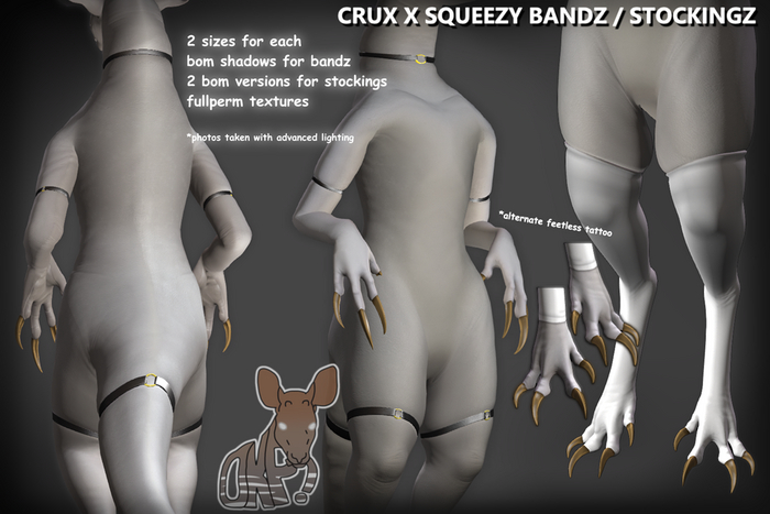 OKP! CRUX X SQZ BANDZ /  STOCKINGZ