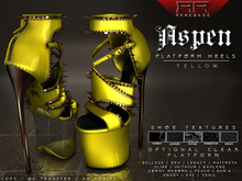 [Renegade] Aspen Platform Heels - Yellow