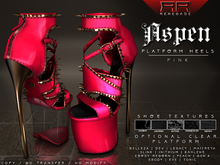 [Renegade] Aspen Platform Heels - Pink