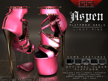 [Renegade] Aspen Platform Heels - Light Pink