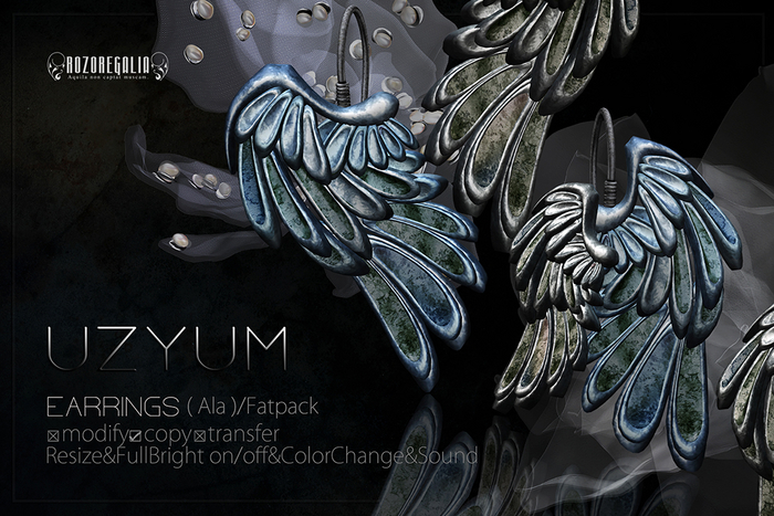 ROZOREGALIA_UZYUM*EARRINGS(Ala)/Fatpack