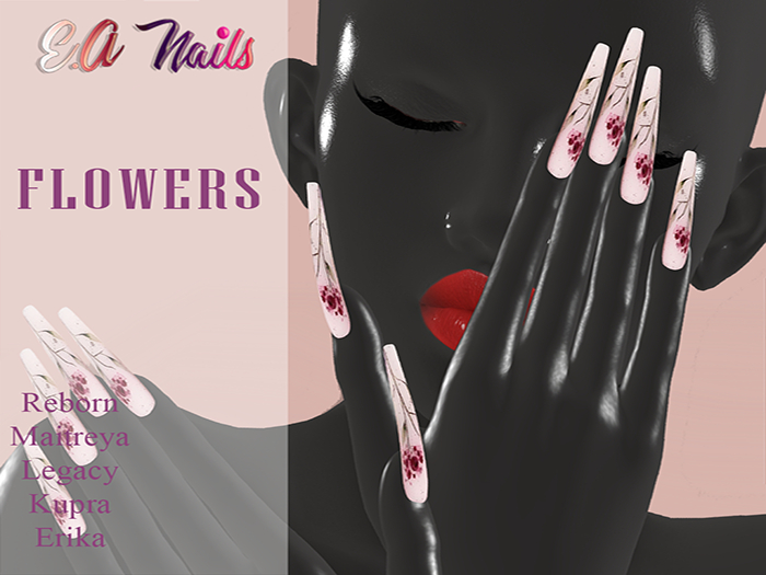 E.A NAILS FLOWERS 