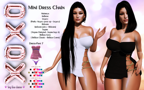 XOXO - Mini Dress Chain DEMO