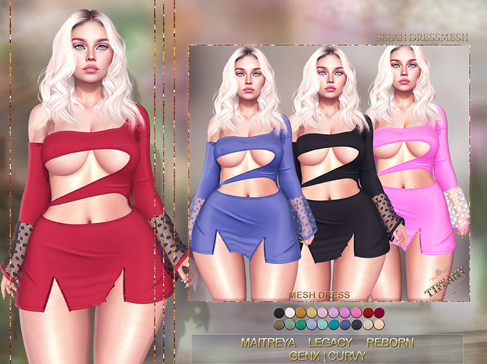 ::TD:: Selah Dress {Mesh}