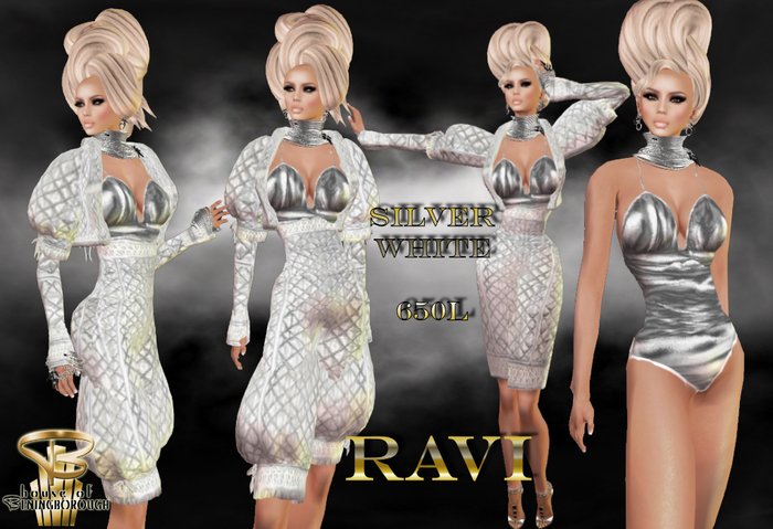 HOUSE OF BENINGBOROUGH -  Ravi Combo Set - Silver/white