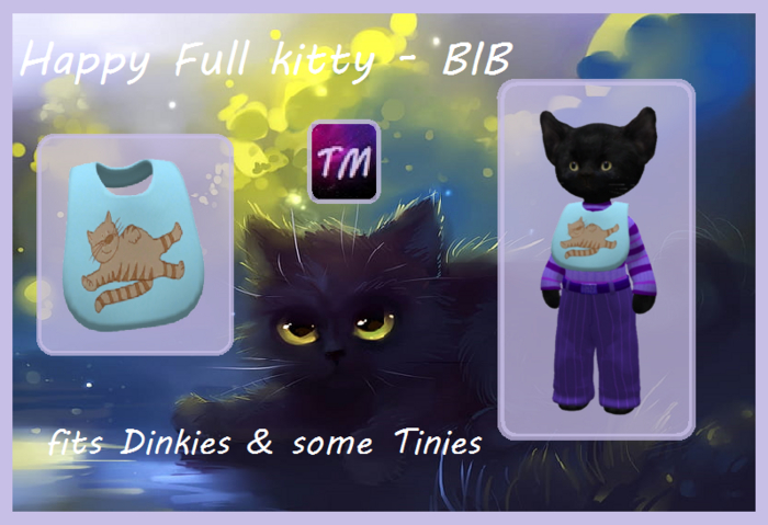 *TM*  Happy Full Kitty - BIB