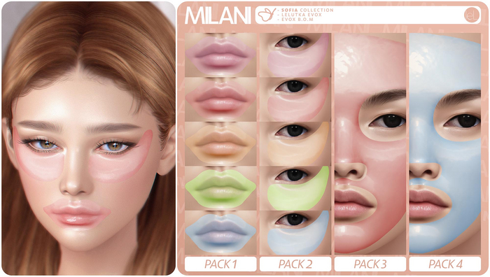 MILANI Cosmetics "Sofia" Collection (PACK 2)