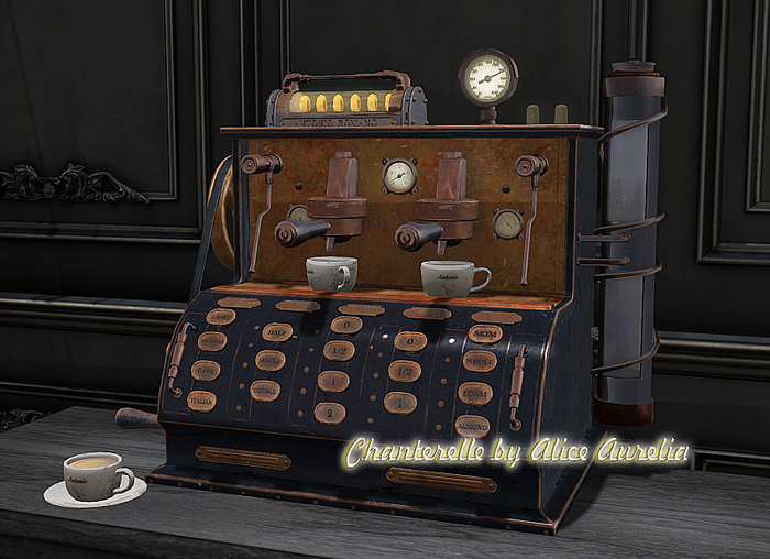 02.**JPK Steampunk Collection -Espresso Machine-