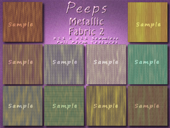 Peeps Textures Metallic Fabric 2