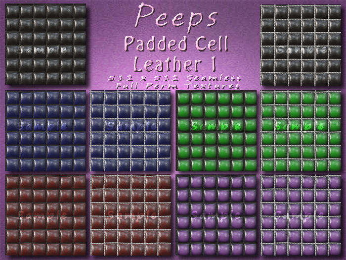 Peeps Textures Padded Cell Leather 1
