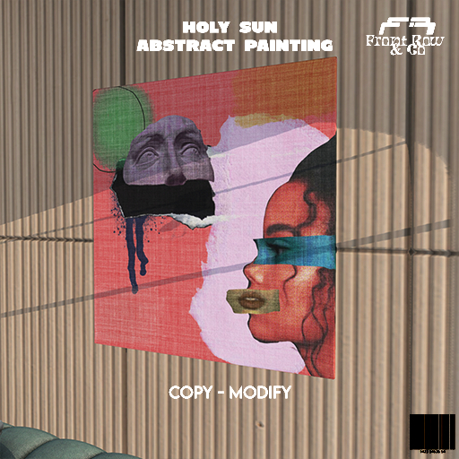 [FrontRow] Holy Sun Abstract Painting