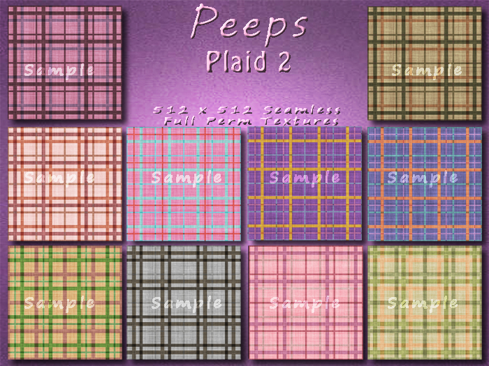 Peeps Textures Plaid 2