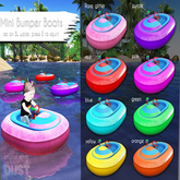 1 DUST: Kids Bumper Boat - glitter RARE
