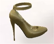 High Heels Gold m. Riemchen XS