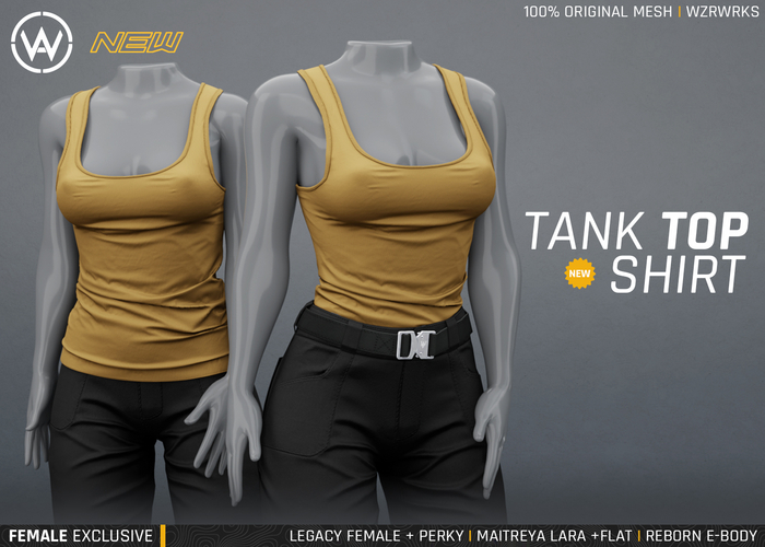 WAZ -  Womens Tank Top (Bronze)