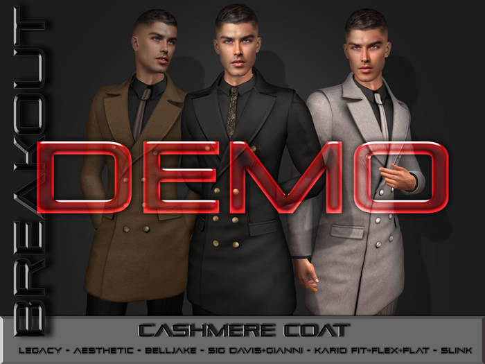 [BREAKOUT] DEMO Cashmere Coat - Classic