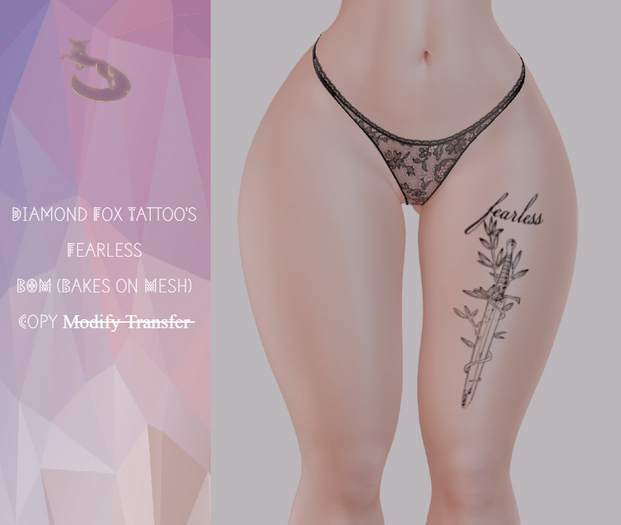 [Diamond Fox] - Fearless  tattoo