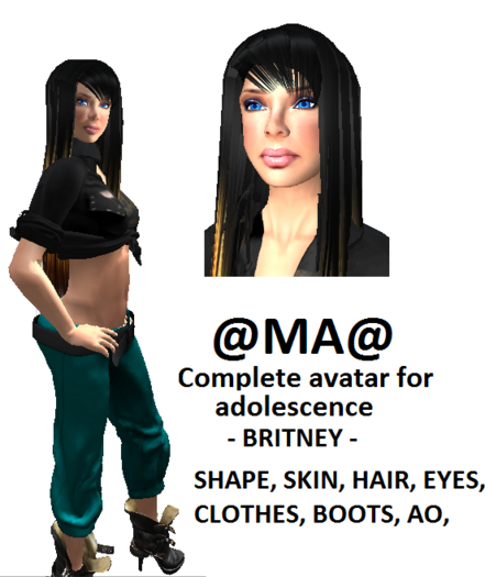 @MA@ Teenage Complete Avatar  - BRITNEY