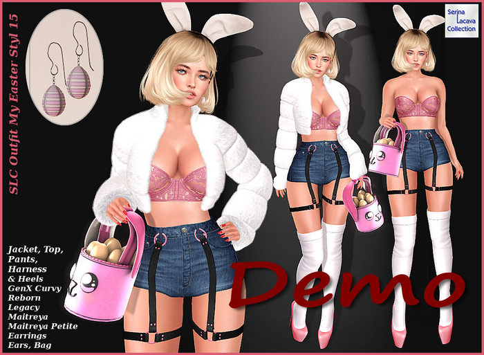 SLC Outfit My Easter Style 15 * Casual Easter Girl Demo