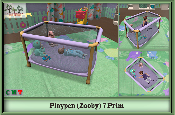 Lady's Garden - Playpen (Zooby) 7 Prim