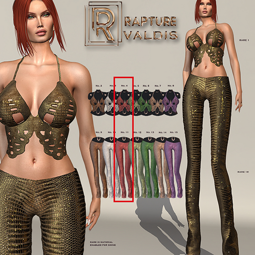 RAPTURE Valdis 2 PIECE LAVA SET MAITREYA