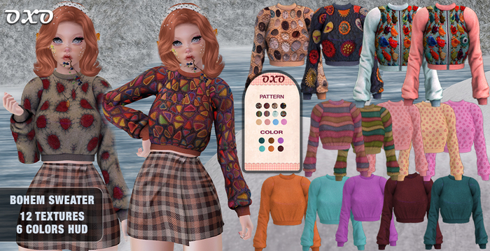 OXO BOHEM SWEATER FATPACK