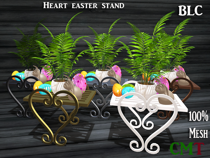 BLC Heart easter stand