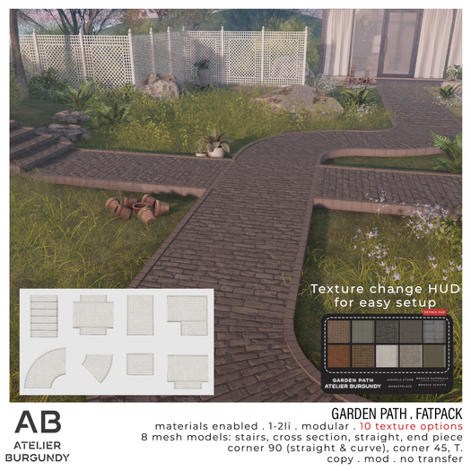 Atelier Burgundy . Garden Path FATPACK *ADD*
