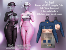 [[ Masoom ]] Heart Breaker Top - Royal