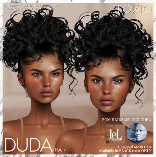 TOKIO Hair - DUDA Alpha Hair - Black