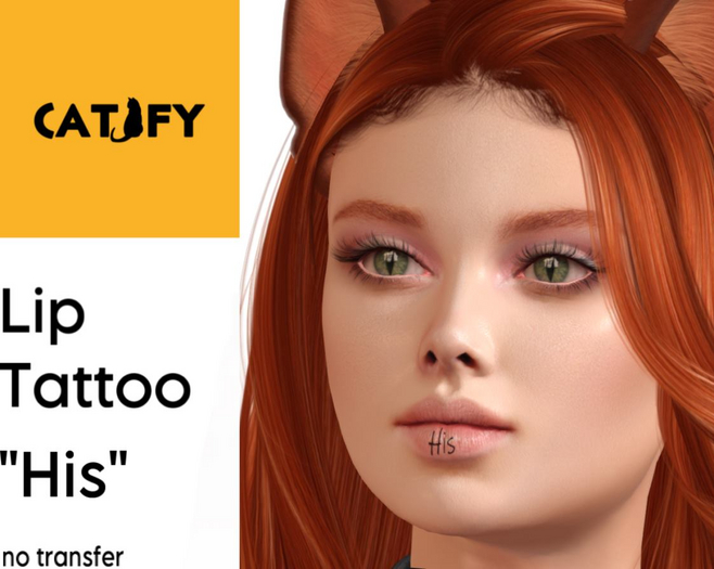 ! Catify ! Lip Tattoo His