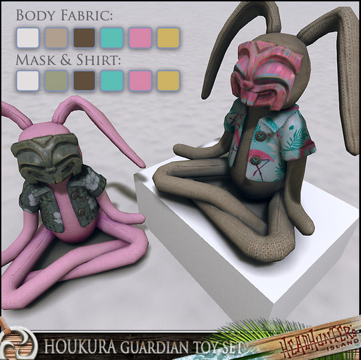 HeadHunter's Island - HOUKURA guardian toy set - Texture color menu - MESH