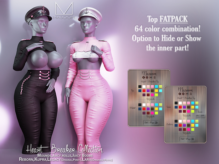 [[ Masoom ]] Heart Breaker Top - FATPACK