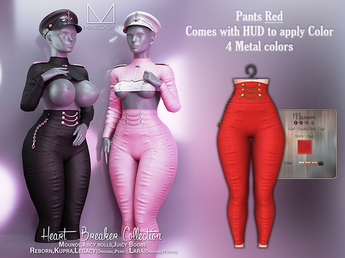 [[ Masoom ]] Heart Breaker Pants - Red